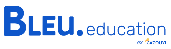 Logo bleu - rectangle transparent